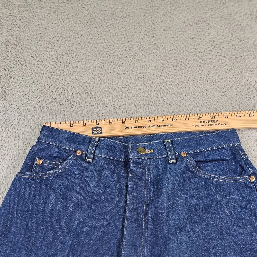 Lee Riders Jeans Womens 16 Medium Blue Straight Leg High Rise Made In USA‎ 32x32